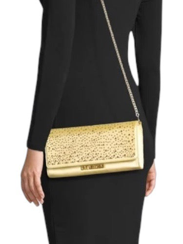 Borsa Love Moschino JC4072 Pochette Satin Stone con strass