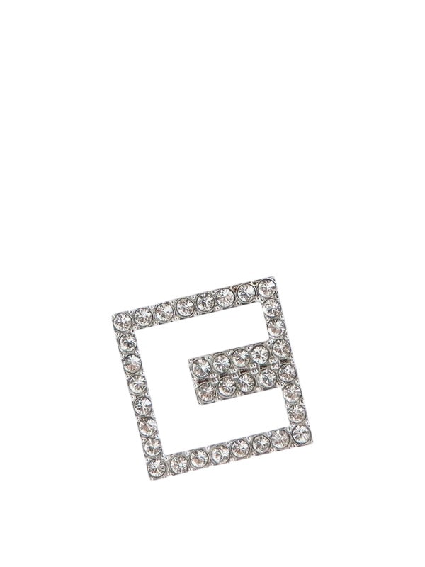 Orecchini Elisabetta Franchi OR25B46E2 outline logo in strass