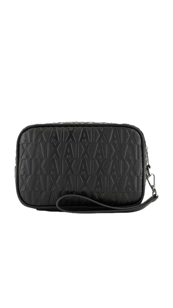 Pochette Armani Exchange 958557 4F885 nero fantasia logo