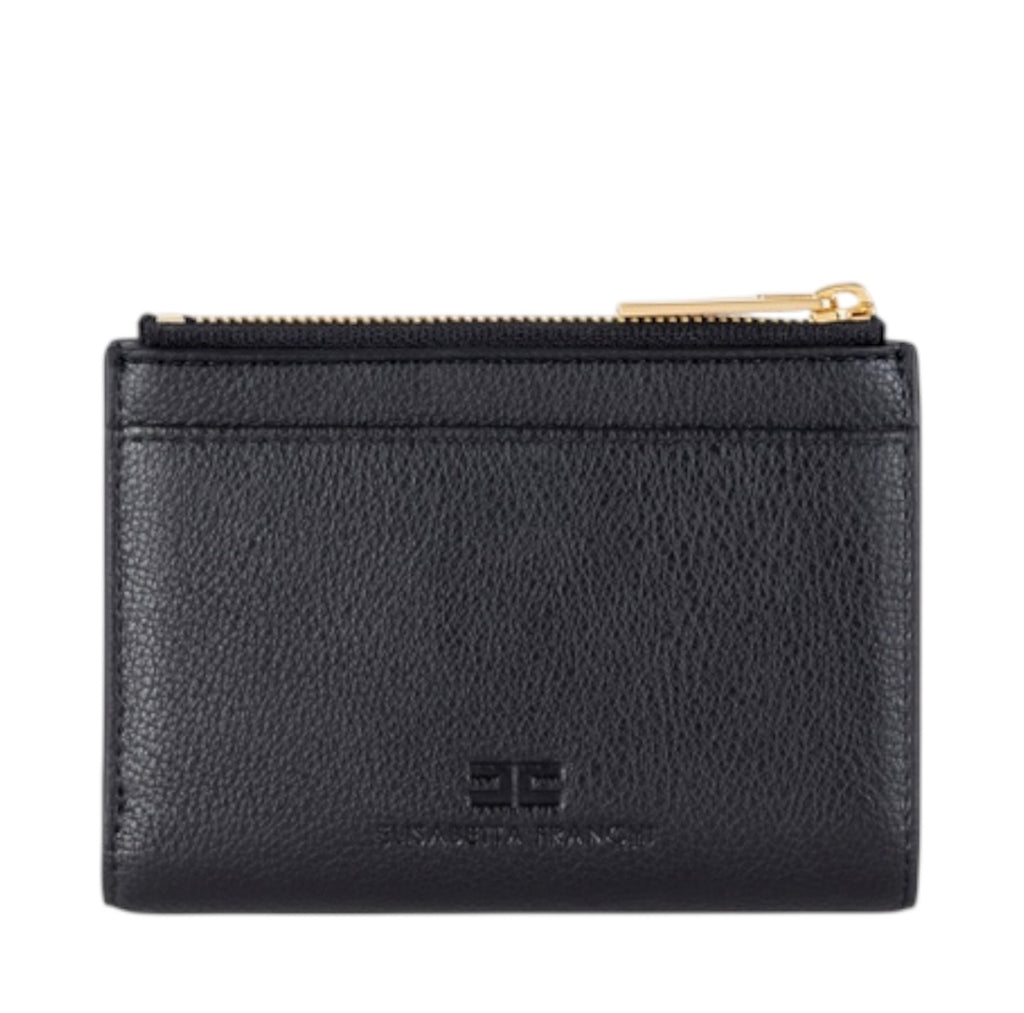 Portafoglio Elisabetta Franchi PF61A56E2 con placca logo Nero