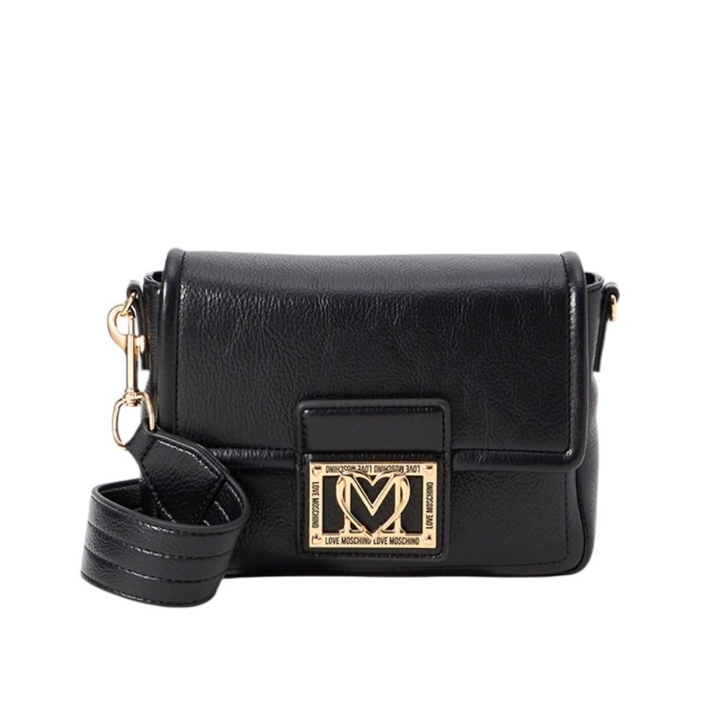 Borsa Love Moschino JC4092 Tracolla Logo metallico nera