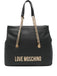 Borsa Love Moschino JC4311 a spalla Pu GRS Nero Hammered Logo