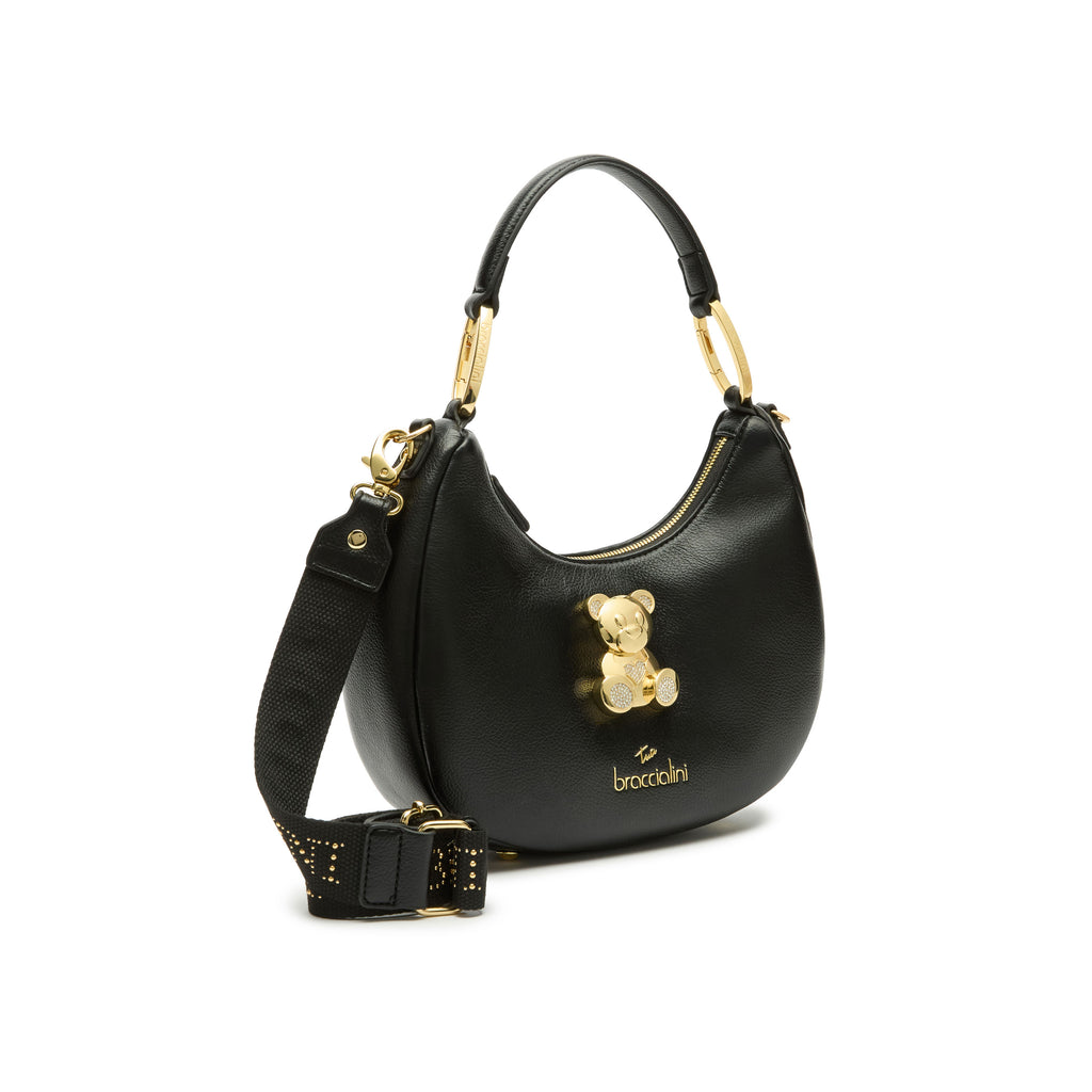 Borsa Braccialini Amy Bijoux B18523 Hobo Bag Nera