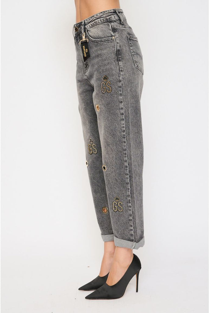 Jeans Santucci Gun con applicazioni 52CPT500JA2