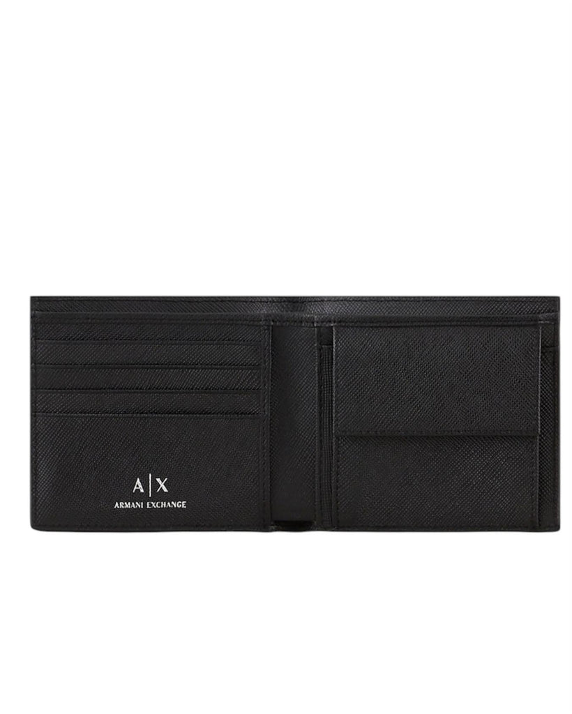 Portafoglio Armani Exchange 958098 CC843 Bifold W/Coin Nero
