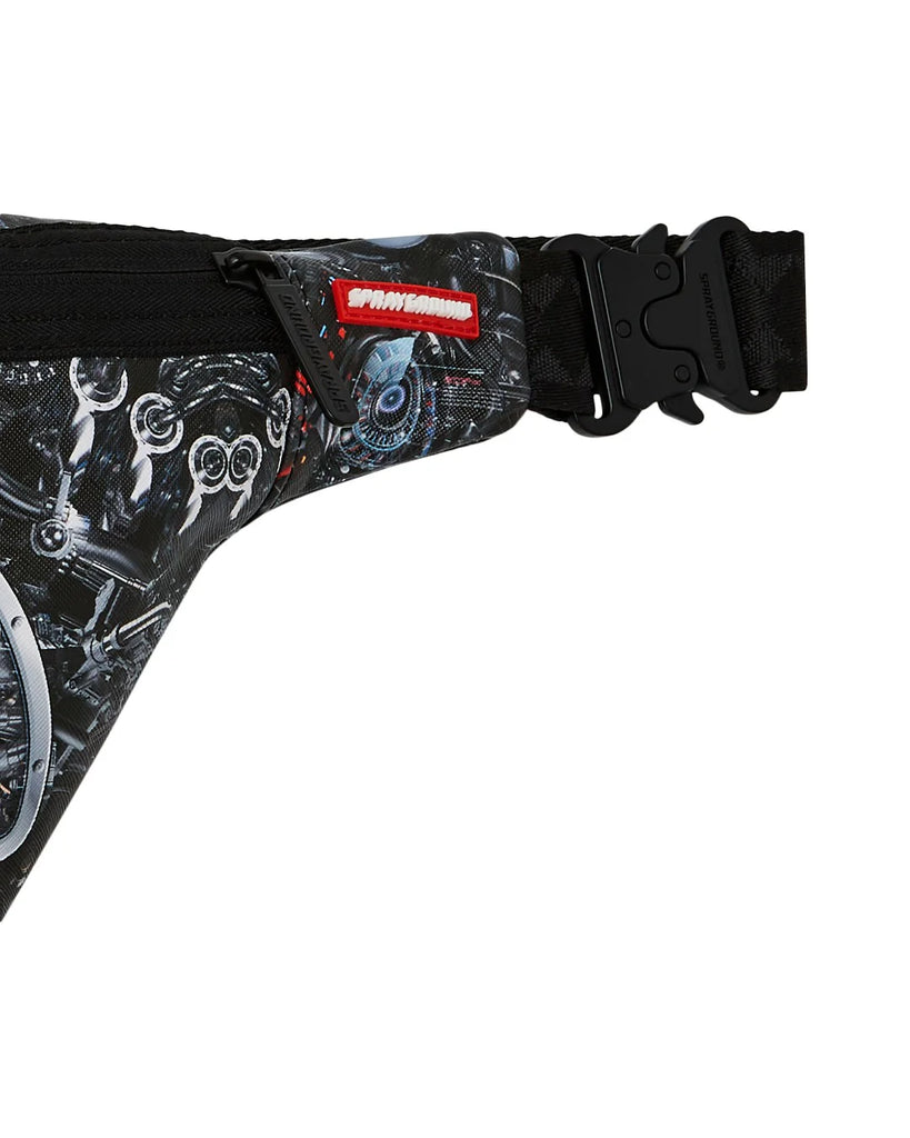 MARSUPIO SPRAYGROUND ART8050 SPLIT CYBERSHARK SAVVY CROSSBODY