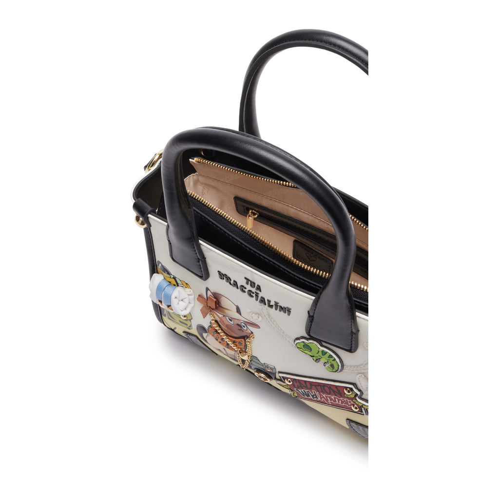 Borsa Braccialini B18150 Allround Bianca/Nera