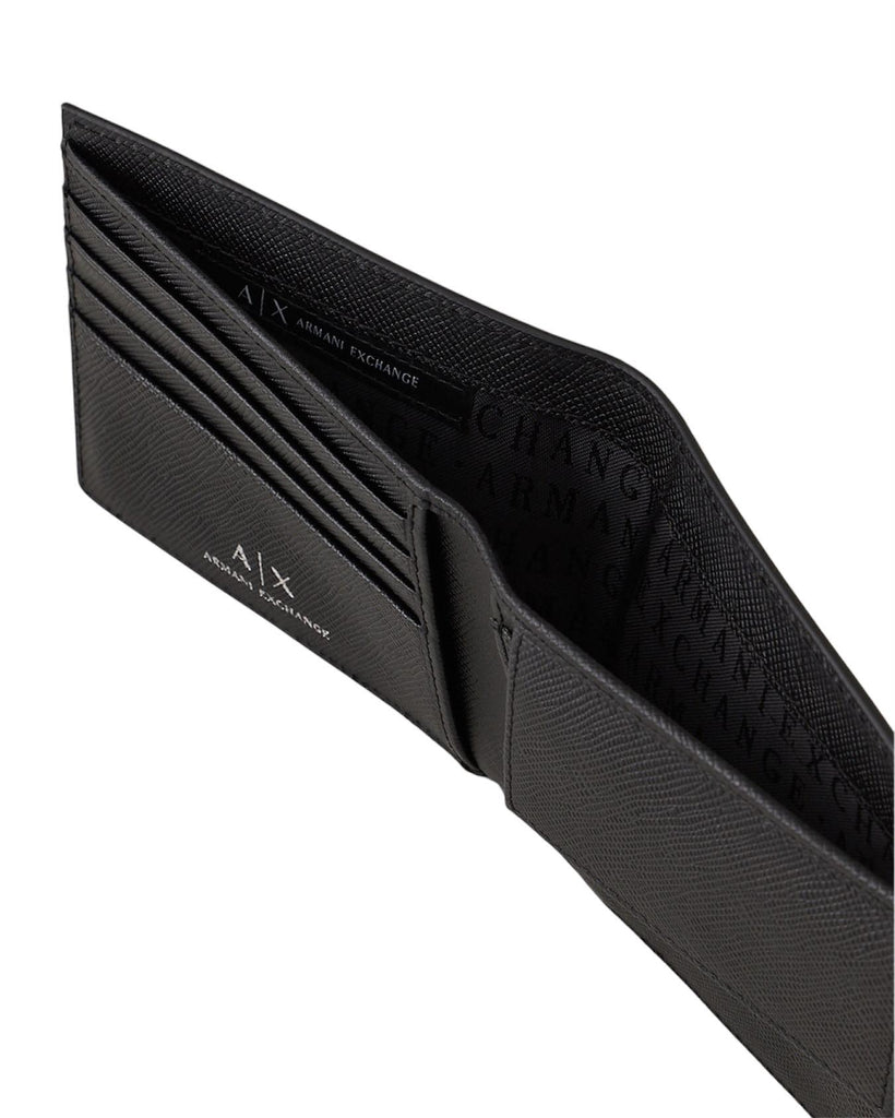 Portafoglio Armani Exchange 958098 CC843 Bifold W/Coin Nero