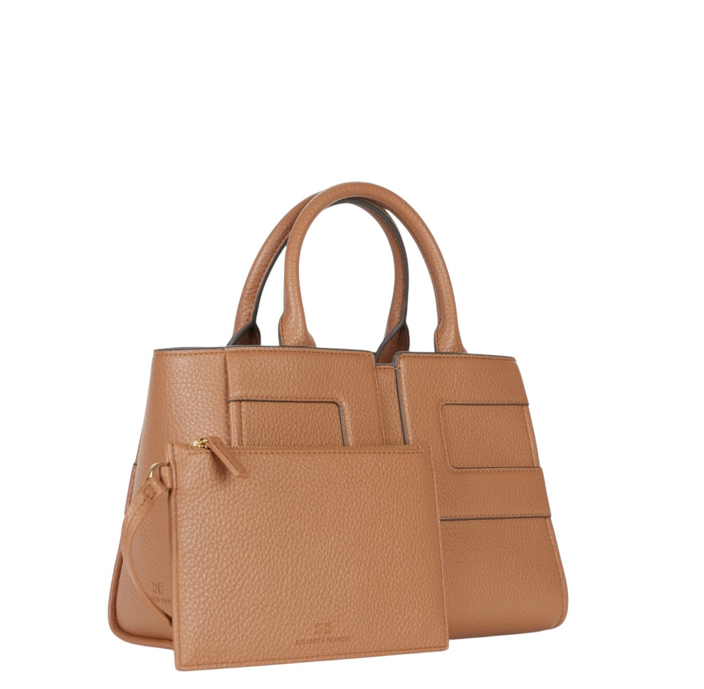 Borsa Elisabetta Franchi BS35A56E2 tote media con logo