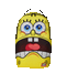 ZAINO SPRAYGROUND ART7302 SPONGEBOB REMOVABLE EYES DLXR BACKPACK