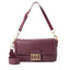 Borsa Love Moschino JC4086 Flap Bag Logo Metallico Vino