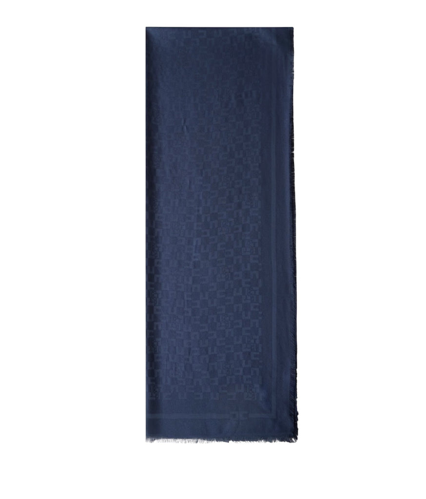 Pashmina Elisabetta Franchi SC10F56E2 con pattern logo