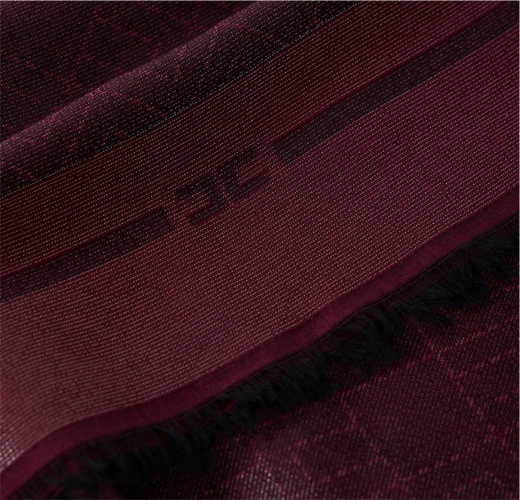 Pashmina Elisabetta Franchi SC12F56E2 con pattern logo