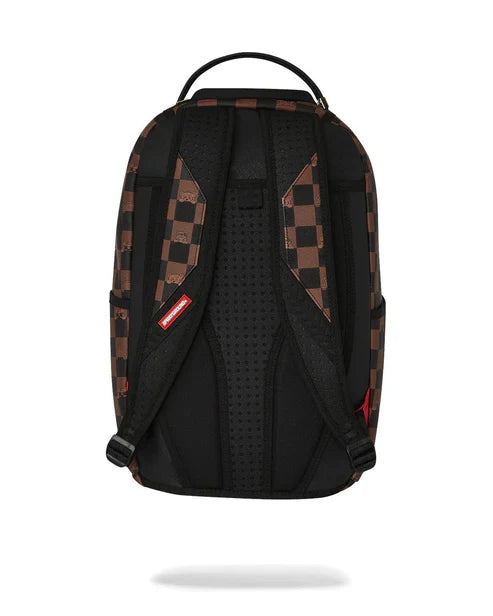 Zaino Sprayground marrone peeking character check backpack 7331