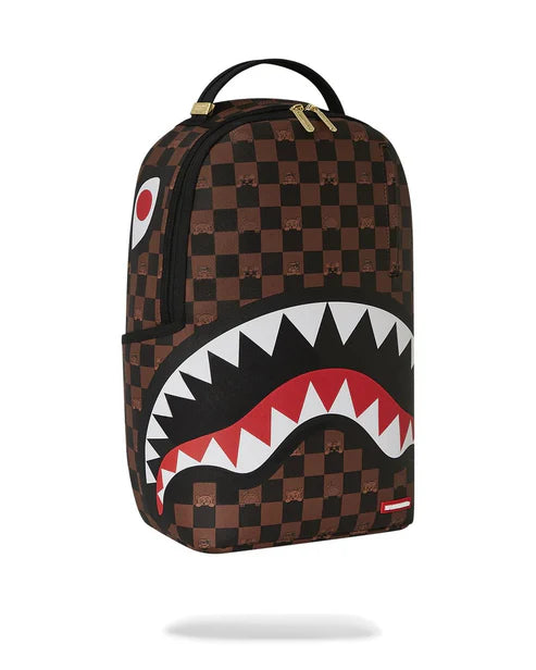 Zaino Sprayground marrone peeking character check backpack 7331