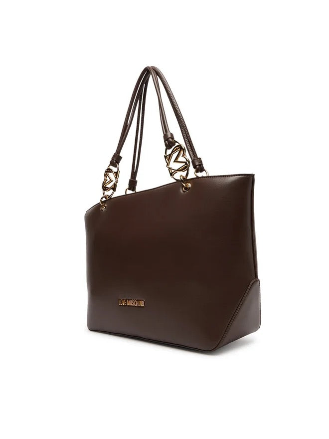 Borsa Love Moschino JC4074 Shopping medaglioni ovali Testa di Moro