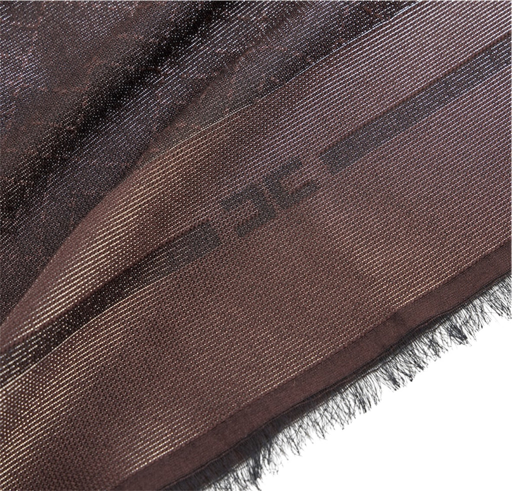 Pashmina Elisabetta Franchi SC12F56E2 con pattern logo