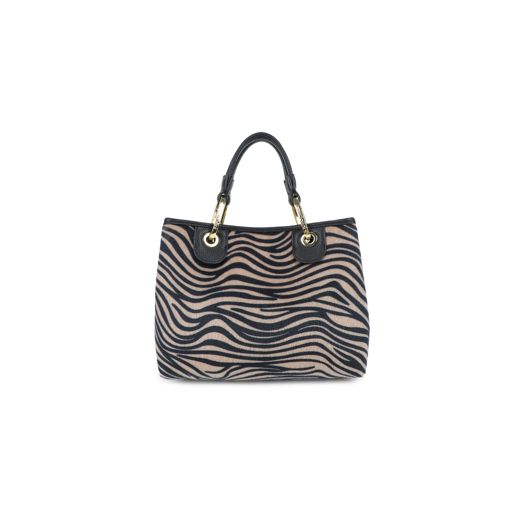 Borsa Braccialini Beth Animalier B18571 Tote Medium Fantasia Zebrata