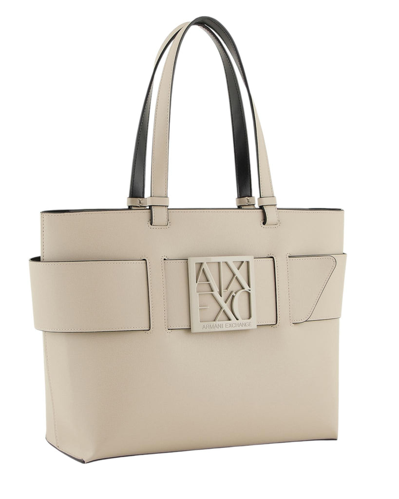 Borsa Armani Exchange Art949138 Shopping Bag Medium Logo Placca