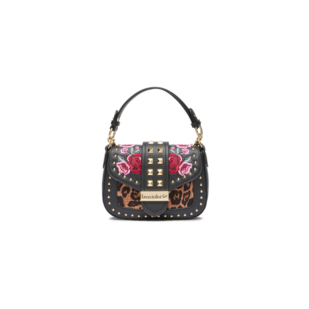 Borsa Braccialini Rock B18601 Flap Bag Flower e Animalier