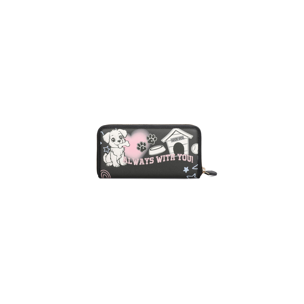 Portafoglio Braccialini B18513 All Round zip around nero