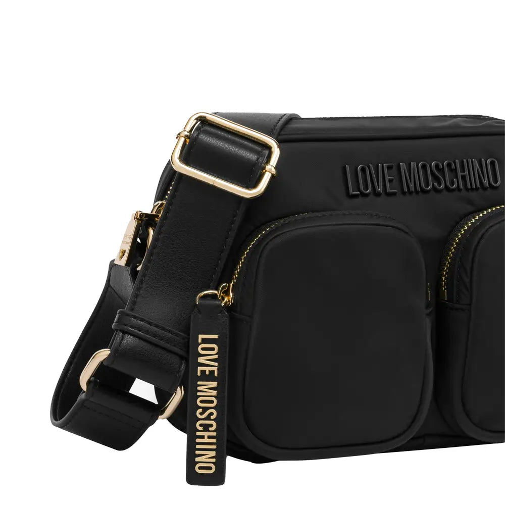 Borsa Love Moschino JC4381 Tracolla in Nylon Nera