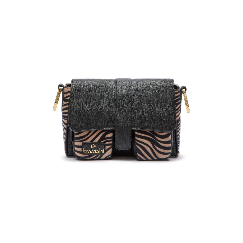 Borsa Braccialini Jinny Animalier B18634 Fantasia Zebrata