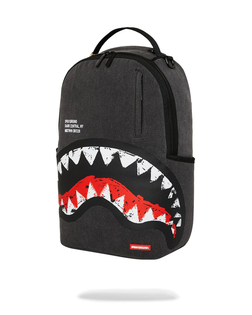 ZAINO SPRAYGROUND ART7165 SHARK CENTRAL PAINTED DLXS BACKPACK