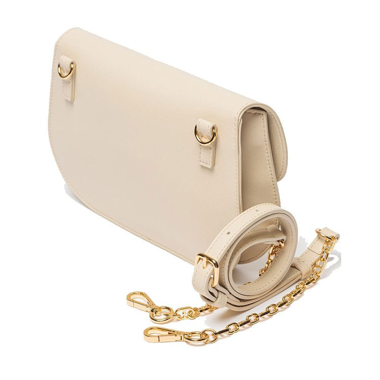 Borsa Love Moschino JC4041 Tracolla fibbia cuori Avorio