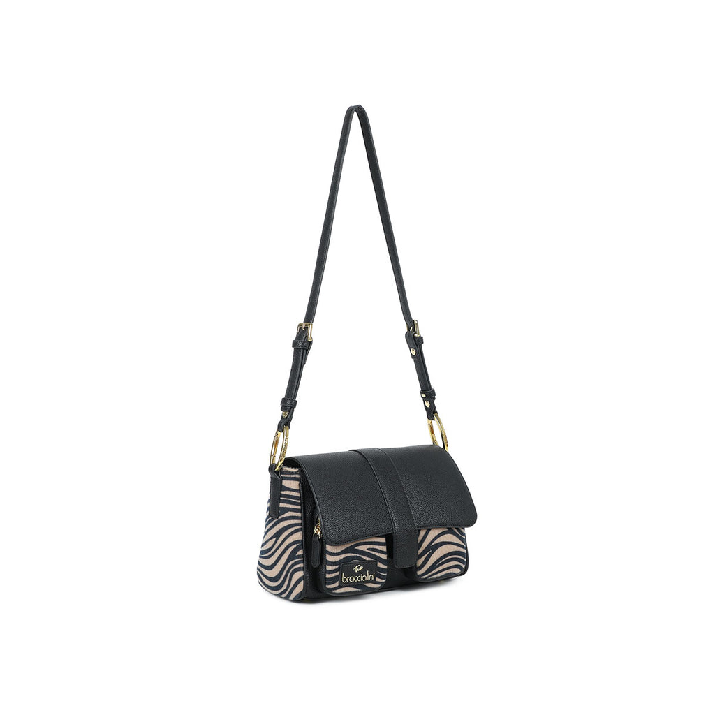 Borsa Braccialini Jinny Animalier B18634 Fantasia Zebrata