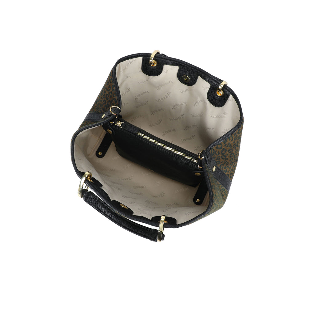 Borsa Braccialini Beth Animalier B18570 Tote Big Fantasia Zebrata