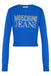 Maglione Moschino jeans K1A0908 lana logo swarovsky