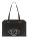 Borsa Love Moschino JC4009 Shopping logo smaltato nero