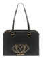 Borsa Love Moschino JC4009 Shopping logo smaltato nero