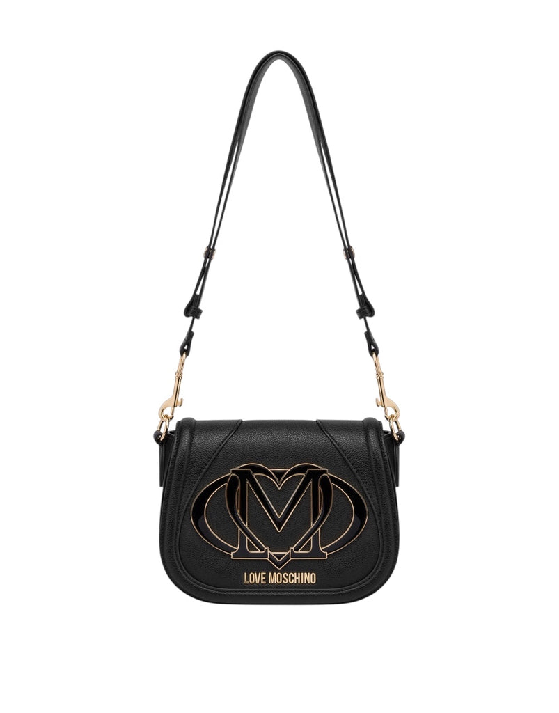 Borsa Love Moschino JC4007 Tracolla logo smaltato nero