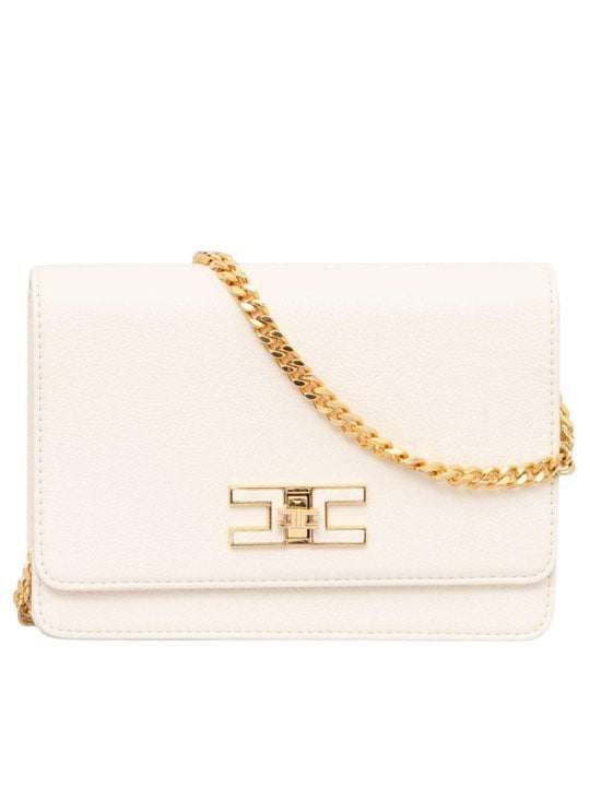 Borsa Elisabetta Franchi BS11A51E2 Tracolla piccola con placca logo