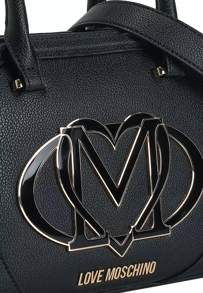 Borsa Love Moschino JC4006 Bauletto logo smaltato nero