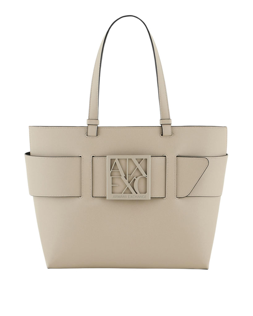 Borsa Armani Exchange Art949138 Shopping Bag Medium Logo Placca