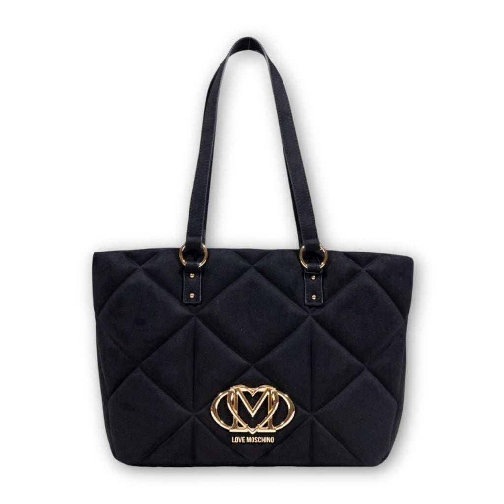 Borsa Love Moschino JC4312 Shopper Embossed Velour PL Nero