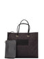 Borsa Elisabetta Franchi BS82A52E2 Tote grande in rafia jacquard
