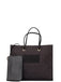 Borsa Elisabetta Franchi BS82A52E2 Tote grande in rafia jacquard