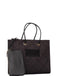 Borsa Elisabetta Franchi BS82A52E2 Tote grande in rafia jacquard
