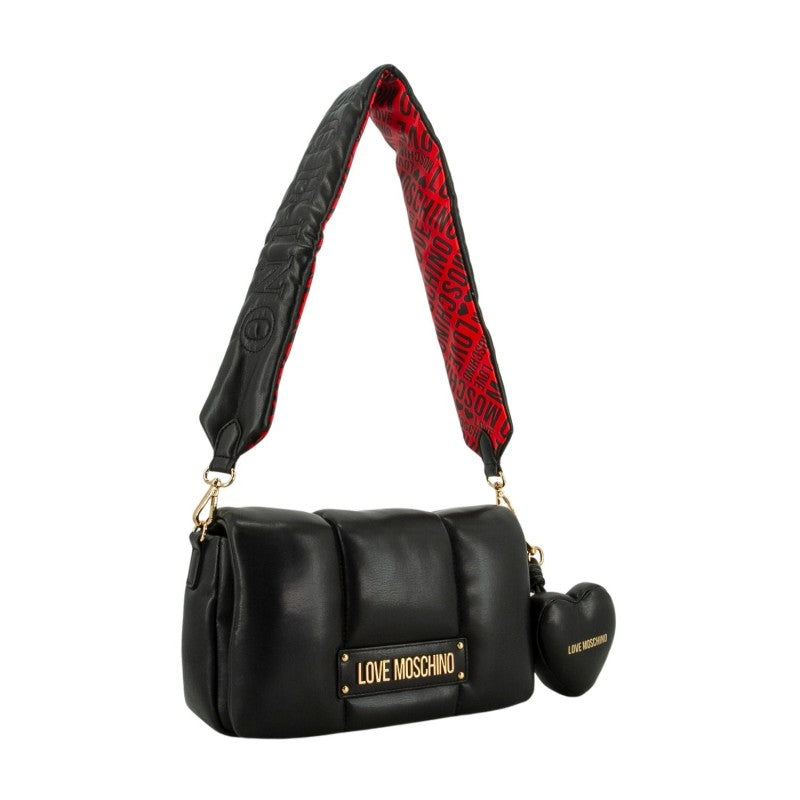 Borsa Love Moschino JC4318 Flap Bag Piumino nera