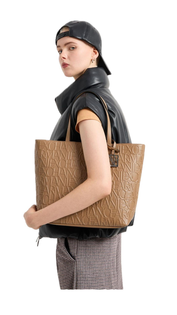 Borsa Armani Exchange 942650-CC793 Shopping Bag Logata