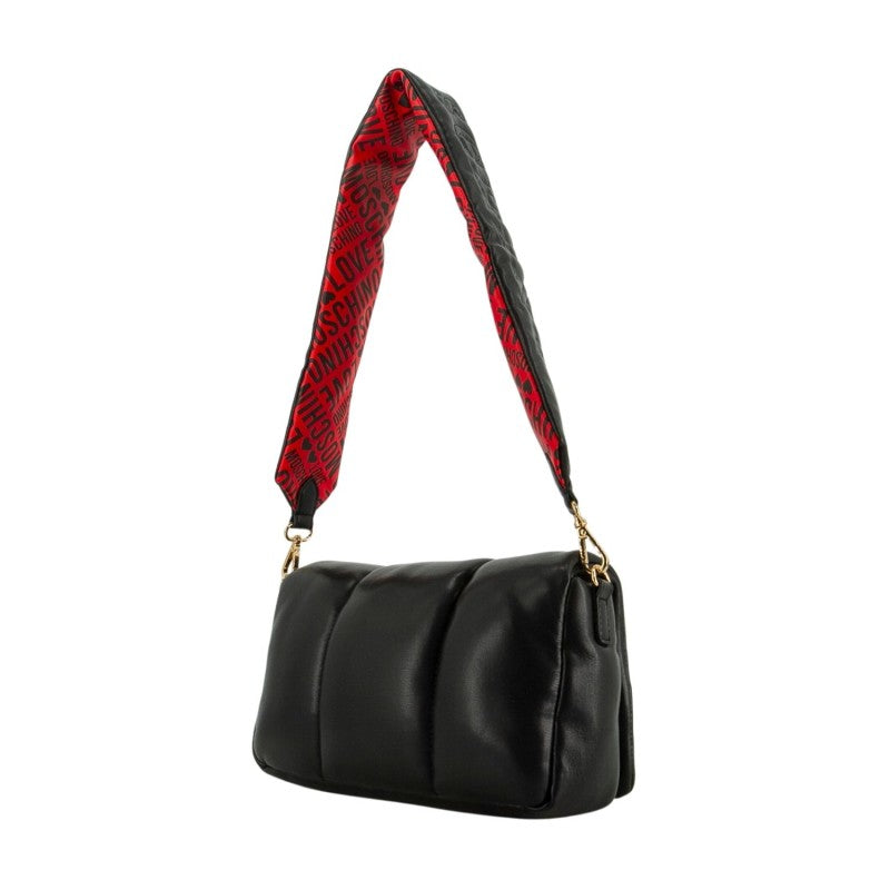 Borsa Love Moschino JC4318 Flap Bag Piumino nera