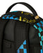 ZAINO SPRAYGROUND ART7620 SHARK CENTRAL STENCILS- BLACK DLXSV BACKPACK