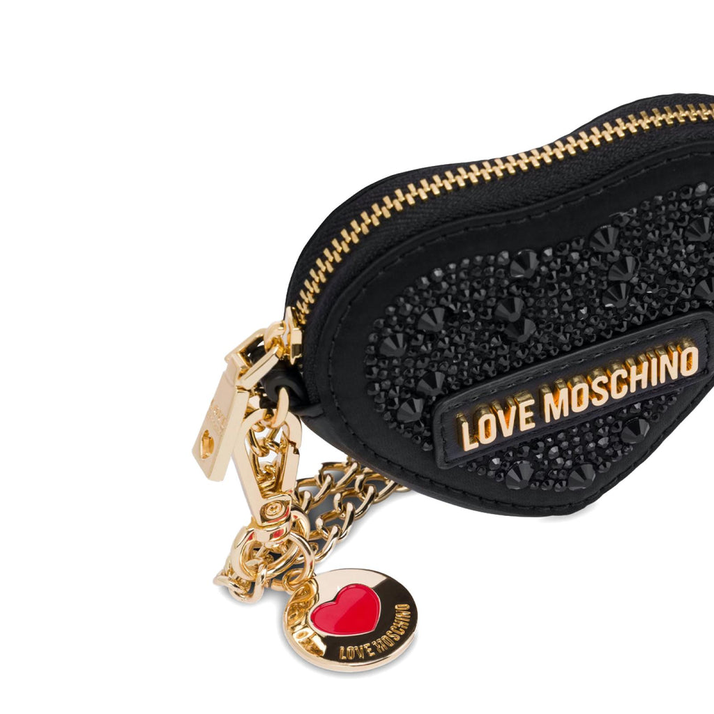 Portachiavi  Love Moschino JC6450 Cuore potatutto con strass