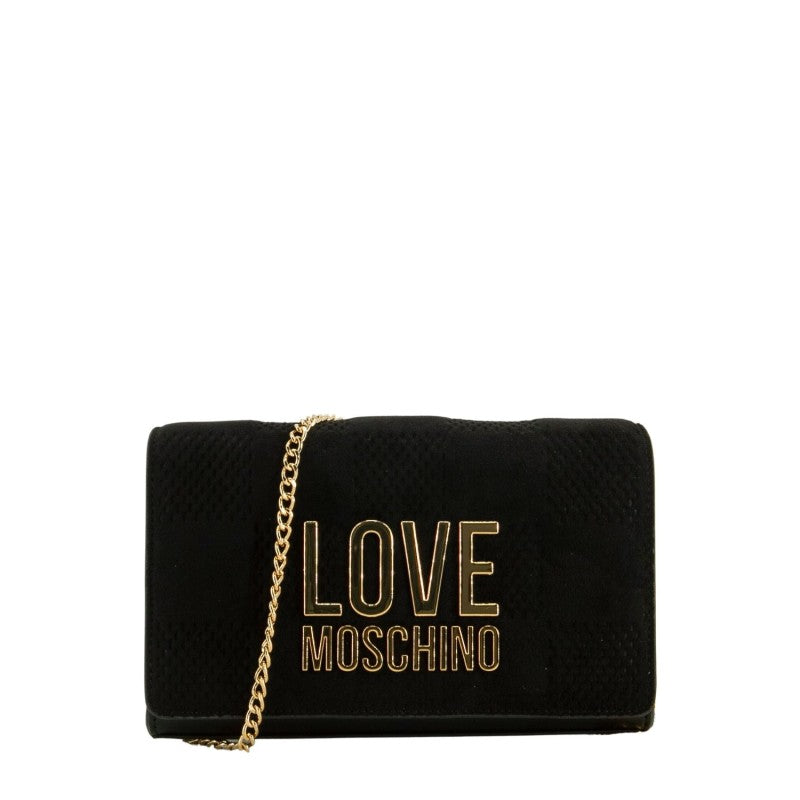 Borsa Love Moschino JC4127 Pochette Pu Velour Logo Lettering
