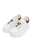 Sneaker Tosca Blu SF2502S028 Dazzling con charm orsetti e conigli colore bianco-bronzo