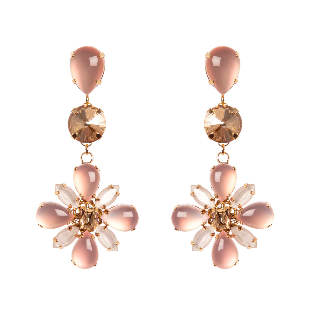 Orecchini Sodini Con Fiore Pendente Manly